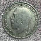 Монета 1/2 кроны 1921 год. Великобритания. Король Георг V.
