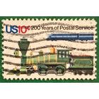 США 3 сентября 1975. 200 лет почтовой службы США