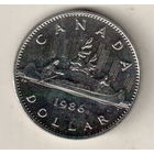 Канада 1 доллар 1986