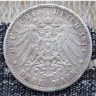 Германия 3 марки 1914 года, А. Серебро! Сторгуй за свою цену, предложи обмен! Y150