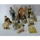 Статуэтки фарфоровые пасхальные 70-е годы Германия. - 12 шт. Высота людей от 5 до 8.5 см.