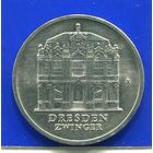 Германия , ГДР 5 марок 1985 , 40 лет разрушения Дрезден , дворец Цвингер