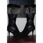 Сапоги зимние,женские,натур замш, и мех.Фирменные-VERO CUOIO-р.37.Новые!