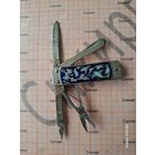 Нож СССР 4-предметный с эмалями