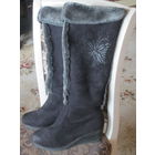 Сапоги зимние б/у на размер 38