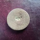 Грош Августа толстого с надчеканом