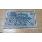 100 марок 1908 года Германии 0902823 красный номер и печать