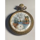 Старинные карманные часы регулятор Regulator, Швейцария XIX век