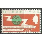 Багамы. 100 лет Международному Союзу электросвязи. 1965г. Mi#224.