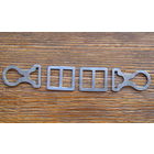 Копия Стальной фурнитуры на шлем М16.ПМВ.