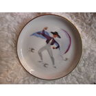 Розенталь . Тарелка коллекционная . Ручная роспись . Тореадор . Матадор .