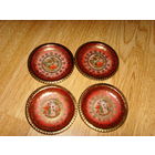 Блюдца . Мадонна . Фрагонар 4 шт.