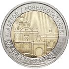 5 злотых 2022 Польша  Бенедиктинский Монастырь Святого Креста UNC НОВИНКА