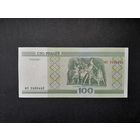 100 рублей 2000 года. Беларусь. Серия мА. UNC