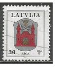 Латвия. Герб Риги. 1994г. Mi#389.