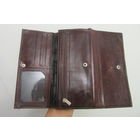 Кошелек Портмоне Бумажник Натуральная Кожа застежки молнии и кнопки размер 19х9,5