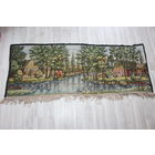 Прикроватный коврик "Домик у реки", длина 1,48,5 см., ширина 57 см.