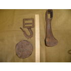 Крюк-пряжка коньской упряжи,тесло Вермахт,ПМВ,пол ядра 1812 г.