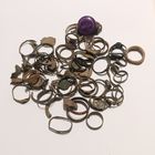 Лот колец #8 кольца,  перстни и щитки. Более 50 шт