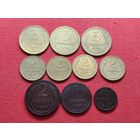 Сборный ло монет раннего СССР в неплохом состоянии. N 3