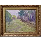 Азгур Г.Г. "Дыхание весны", 1951 г.К/М. 24,5х33 см.