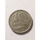 Латвия 10 сантим 1922