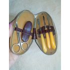 Несессер дорожный СССР Щётка платяная и маникюрный набор