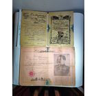 Листовка "Солдатская слава"о награждении медалью за отвагу 1944г +две благодарности.