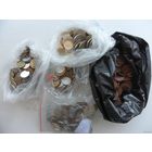 На УДАЧУ. 34 монеты - АМЕРИКА, ЕВРОПА, АЗИЯ. Из мешка. (Возможны повторы).