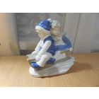 Дети на санках. Германия.