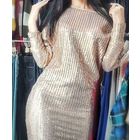 ШИКАРНОЕ  ФИРМЕННОЕ ПЛАТЬЕ.ЗОЛОТЫЕ ПАЕТКИ