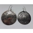 Серьги круглые