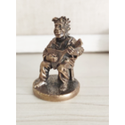 Статуэтка миниатюра Шариков Латунь