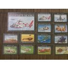 Спичечные этикетки. Экспорт СССР. Набор Вертолёты
