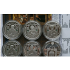 10 рублей 2008 серебро 925  Православные святые - набор из 5 монет Proof!!!