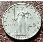 Ватикан 5 лир, 1956    P.M.A.    ( 1-6-2 )