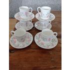 Кофейная пара от Crown Staffordshire, Англия