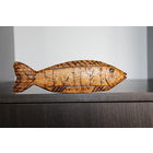 Деревянная, декоративная статуэтка "Рыбка".