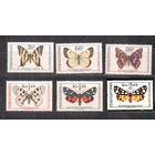 1966 ЧССР Чехословакия Фауна Бабочки  1620 - 1625 п/с **\\01 к 144