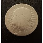 5 злотых 1933 г.  Польша. (1)  Ядвига.  Серебро. ЛЮКС