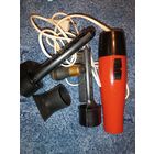 Фен с насадками прямой красный