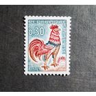 Марка Франция 1965 год Галльский петух