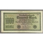 Банкнота 1000 марок 1922 год. Веймарская республика.