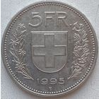 Швейцария 5 франков 1995 г.