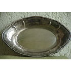 Ваза с серебрением  ( 21 см х 35 см , высота 3,5 см )