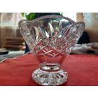 Хрустальная вазочка, конфетница ссср