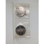 Две монеты 5 рублей Петродворец Пруф.