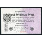 Германия. 2.000.000 Марок 1923 P103 UNC