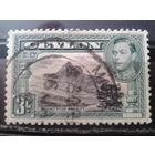 Цейлон 1938 Король Георг 6  3с