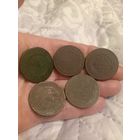 Монеты по 5 копеек